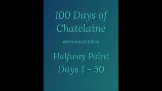 Halfway Point of Stitching 100 Days of Chatelaine Polar Beauty Mandala [upl. by Alberto344]