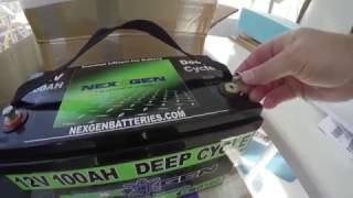 600 AH NexGen Battery Installation [upl. by Yhtomiht]