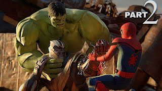 Avengers vs Thanos Clash of Titans Part 2 [upl. by Niple]