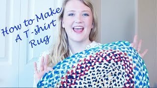 How to Make A Braided Tshirt Rug [upl. by Naji]