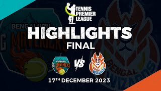 Finals Highlights Bengaluru SG Pipers vs Bengal Wizards Day 6  TPL Season 5 [upl. by Auohs]