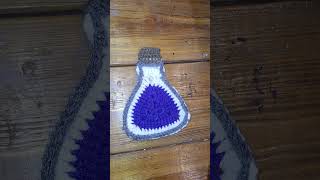 Potion bottle coaster 27 days till Halloween christianart crochet halloween [upl. by Bauske]