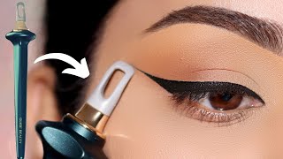 Eyeliner for SHAKY Hands this tool gives crisp lines [upl. by Cozza]