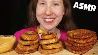 ASMR ONION RINGS amp HASHBROWNS MUKBANG No Talking EATING SOUNDS [upl. by Harutek738]