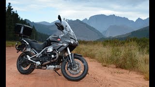 2017 Moto Guzzi Stelvio 1200 NTX Review [upl. by Dorkas980]