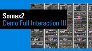 IRCAM Tutorials  Somax2 Demo Full Interaction III [upl. by Phelgen]