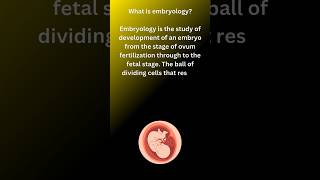 What is embryology embryology biology knowledge definitions science shorts 11thclass [upl. by Nniuqal559]