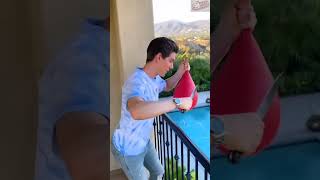 Water Balloon Surprise 😂 Girl Gets Soaked in Hilarious Prank [upl. by Pearse]