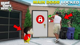 Franklin and Shinchan Got Locked Out of Franklins House in GTA 5 MALAYALAM  Paradox FTW [upl. by Ahsimed]