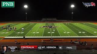 Mt Vernon Rams Football vs Centralia Orphans  2024 [upl. by Gnem316]