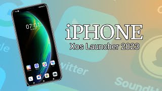 iPhone Xos Launcher  iphone 15 theme  Krishna Tech Official iphonetheme [upl. by Itsrik]