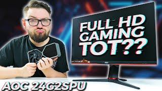 Ist FULL HD 1080p Gaming TOT AOC 24G2SPU 165Hz Gaming Monitor Test [upl. by Hanad]