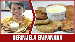 BERINJELA EMPANADA A MILANESA  Receita [upl. by Compton]