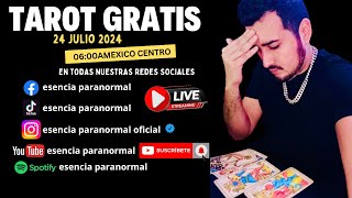 Esencia Paranormal Maestro Angel Cordoba TAROT EN VIVO 24 Julio 2024 [upl. by Hodess516]