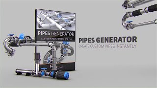 Pipes Generator for Cinema4D [upl. by Enelie]