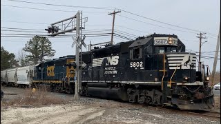 CSAO WPCA51 Southbound Through Berlin Cross Keys Road With NS 58026217 [upl. by Ellis]