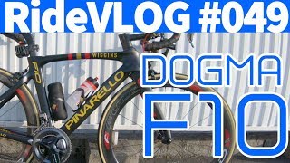 4KPinarello DOGMA F10をチェック！重量は？ Team WIGGINS 2018 RideVLOG049 [upl. by Johathan]