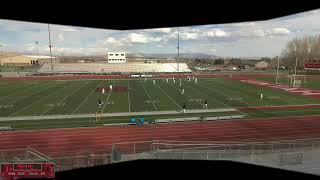 Uintah High School vs Mountain View High School Boys JV Soccer [upl. by Tonjes627]