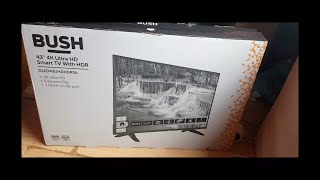 Bush TV 43 inch Unboxing and Review [upl. by Esenej]