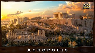 Acropolis  Athens ● Greece 🇬🇷【4K】 Aerial Drone 2023 [upl. by Mcnalley]