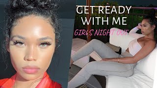 FULL GRWM GLOWY MAKEUP  MAKEUP  OUTFIT Briana Monique [upl. by Tobias]