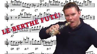 Baptiste Herbin on Le Berthé Futé Bb Rhythm Changes  Eb Transcription [upl. by Wehtam]