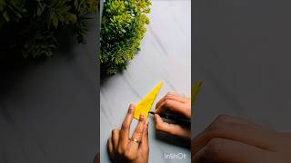 BEAUTIFUL paper folding art unique paper origami how to make paperflower diy youtubeshort easy [upl. by Munt608]