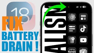 10 Settings To FIX Battery DRAIN on iPhone iOS 18 [upl. by Eolhc]