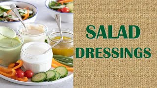 SALAD DRESSINGS [upl. by Nevsa]