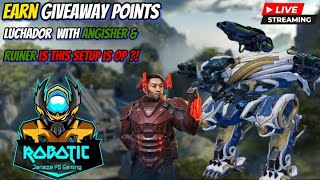 warrobots Earn Giveaway Points amp Luchadro with Anguisher amp Ruiner shorts [upl. by Edak]