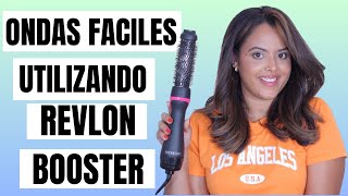 ONDAS FACILES UTILIZANDO EL REVLON BOOSTER [upl. by Orlosky289]