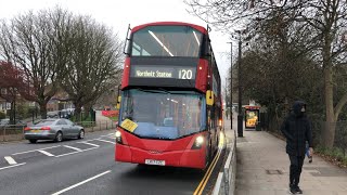 Short Journey on Metroline Route 282 and Buses at Northolt Station [upl. by Volny]