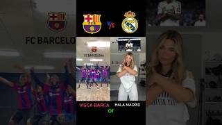 Visca Barca❤️ vs Hala Madrid 🤍 football realmadrid barcelona halamadrid viscabarsa trending [upl. by Jary]