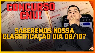 CONCURSO CNU CLASSIFICAÇÃO PRELIMINAR FICARÁ DISPONÍVEL NO DIA 0810 [upl. by Adriana]