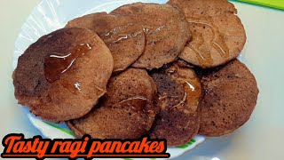 Tasty and healthy ragi nachni pancakes ragi pancake [upl. by Freud]