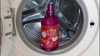 Experiment test  bottle of fabric softener in a Washing Machine everywhere fresh air 109 [upl. by Ahsilek26]