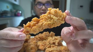 The Best CRISPY CHICKEN TENDERS  STRIPS Recipe [upl. by Hoxsie]