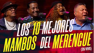 LOS 10 MEJORES MAMBOS DEL MERENGUE EN VIVO 🇩🇴 [upl. by Nnednarb798]