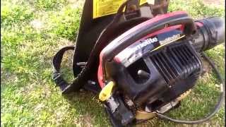 Homelite Hand Held Blower vs Homelite Backpack Blower Mashup [upl. by Atwater339]