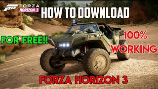 HOW TO DOWNLOAD AND INSTALL FORZA HORIZON 3 ON ANDROIDIOS AND PC FOR FREE By Tech Bhushan [upl. by Aneen]