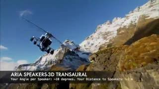 EXPERIMENTAL  Samsung Helicopter Demo for ARIA SPEAKERS3D AngleSpeaker 10 Distance 1m [upl. by Priebe]