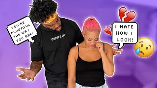 Randomly CRYING Prank On Boyfriend CUTE REACTION [upl. by Geddes]