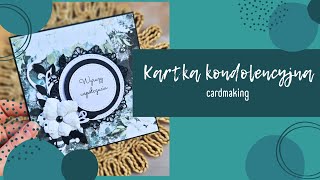 Kartka kondolencyjna  cardmaking scrapbooking [upl. by Fidellia805]