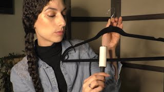 Overexplaining everyday items with lint rolling  ASMR soft spoken ZOOM mic [upl. by Cirre744]