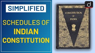 Schedules of Indian Constitution Simplified  Drishti IAS English [upl. by Barty]