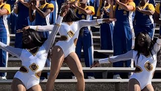 💙💛 Outstanding Albany State Marching Ram Show Band Pregame💙🐏💛 hbcu albany marchingband [upl. by Zaneski]