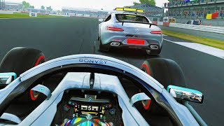 F1 2019 CAREER MODE Part 74 THE RAREST EVENT IN THE GAME TWICE UNBELIEVABLE [upl. by Dlaregztif]