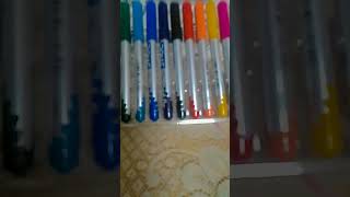 brush pens unboxing 🤩🤩😍 like and subscribe please please [upl. by Cran892]