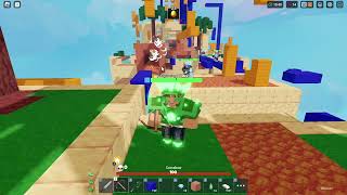 30V30 MATCH  CRYPT KIT GAMEPLAY  BEDWARS ROBLOX PITOUGAMING777 [upl. by Ahern]