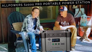 Great for Off Grid ALLPOWERS S2000 Pro Portable Power Station [upl. by Price]